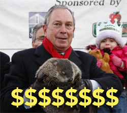 Mayor Bloomberg uses groundhogs for stock picks Staten Island Chuck